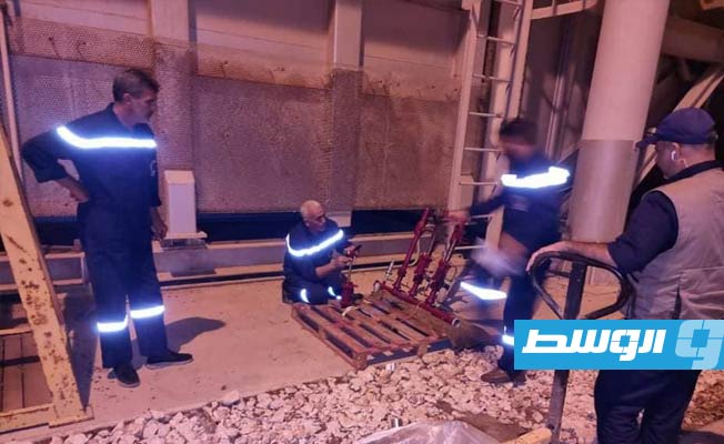 الاختبارات التشغيلية لمنظومة إطفاء الحرائق بالوحدة الثالثة في محطة شمال بنغازي, (الشركة العامة للكهرباء)