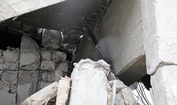 مواطن يهدم مبنى سينما الجمهورية بباب بن غشير ويتسبب في تدمير محطة كهرباء