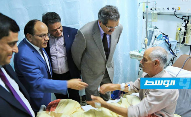 افتتاح قسم القسطرة ووضع حجر الأساس لمبنى العيادات التخصصية بمركز القلب في بنغازي