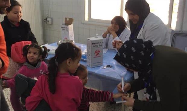 بالصور: انطلاق الحملة الوطنية للتطعيمات في طبرق