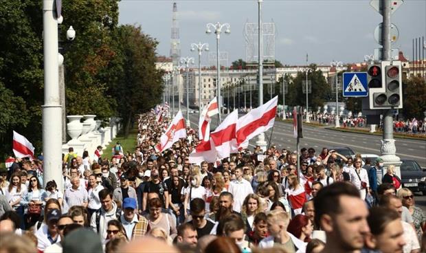 عشرات الآلاف في تجمع كبير للمعارضة في بيلاروسيا
