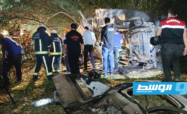 تركيا: 12 قتيلا في حادث حافلة تقل مهاجرين غير شرعيين