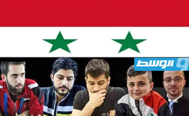 أبطال شطرنج سوريا. (فيسبوك)