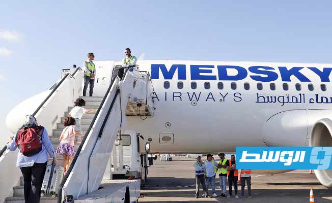 انطلاق أول رحلة طيران من طرابلس لروما بعد توقف 10 سنوات