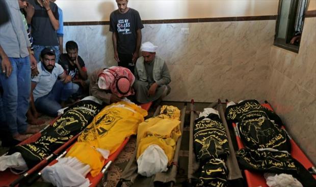 9 قتلى من عائلة واحدة في غارات إسرائيل على دير البلح بغزة