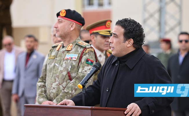Menfi inspects Military College and General Intelligence Service headquarters in Tripoli