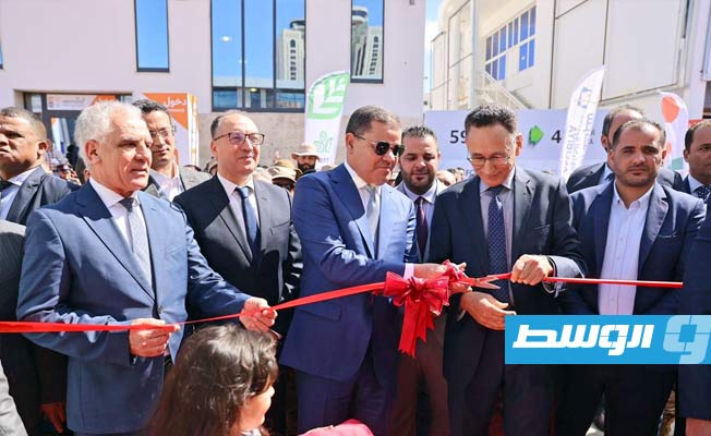 افتتاح الدورة الرابعة لمعرض ليبيا للغذاء بمعرض طرابلس الدولي، الأحد 5 مارس 2023 (وزارة الاقتصاد والتجارة)