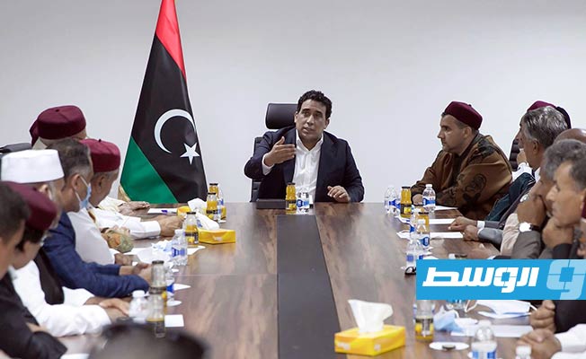 أعيان وحكماء المنطقة الشرقية يباركون إنشاء مفوضية المصالحة ويدعمون المنفي لتحقيق السلام في ليبيا