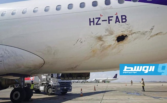 السعودية: اشتعال طائرة مدنية في مطار أبها الدولي بعد هجوم للمتمردين الحوثيين
