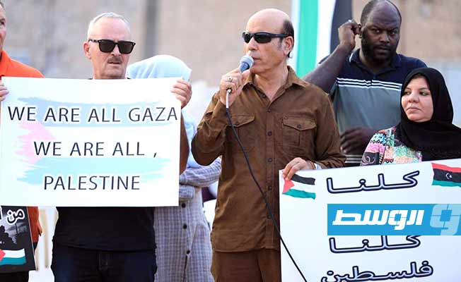 فنانون وإعلاميون يشاركون في وقفة لموظفي هيئة السينما ضد الاحتلال الإسرائيلي (صور)