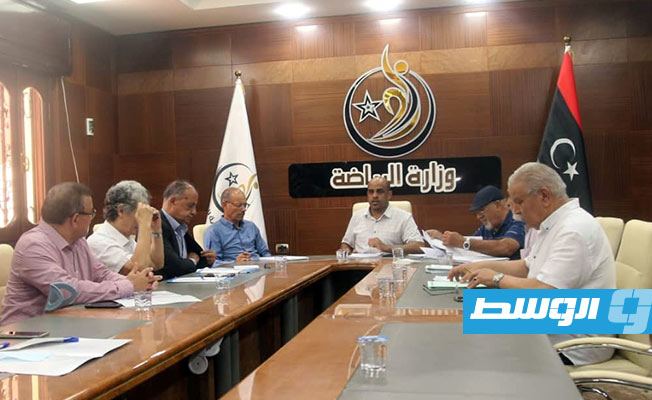 اجتماع مشترك بين وزير الرياضة ورئيس اللجنة الأولمبية الليبية