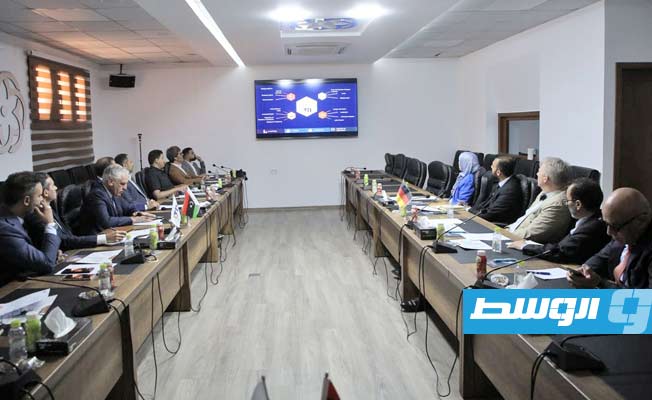 شبكة ليبيا للتجارة تبحث آلية التشبيك مع المؤسسات الألمانية المتخصصة بتطوير القطاع