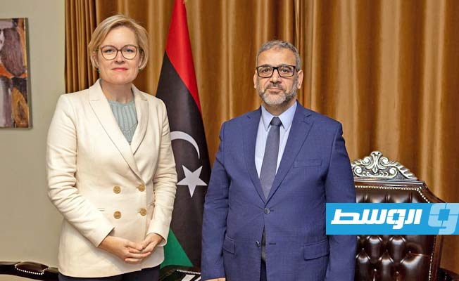 السفيرة البريطانية تؤكد للمشري ضرورة الحفاظ على المساحة الديمقراطية في ليبيا وتوسيعها