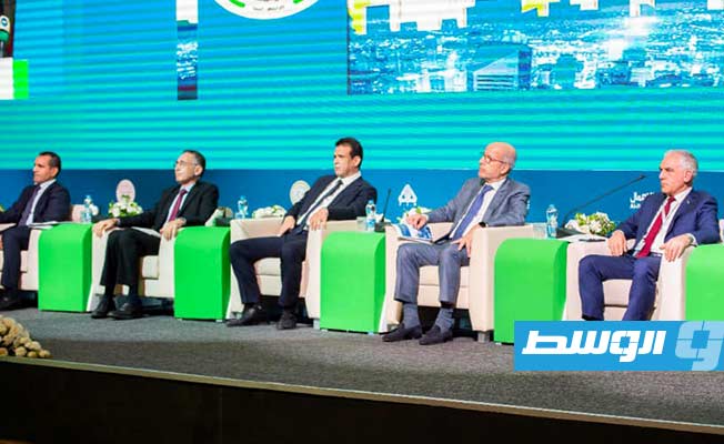 جانب من المؤتمر التاسع عشر لأصحاب الأعمال والمستثمرين العرب، طرابلس 28 نوفمبر 2021 (صفحة حكومة الوحدة الوطنية على فيسبوك)
