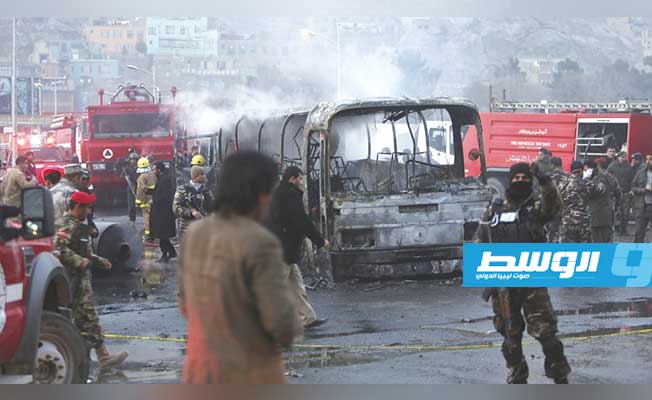 قتلى في تفجير حافلة لتلفزيون أفغاني بكابول