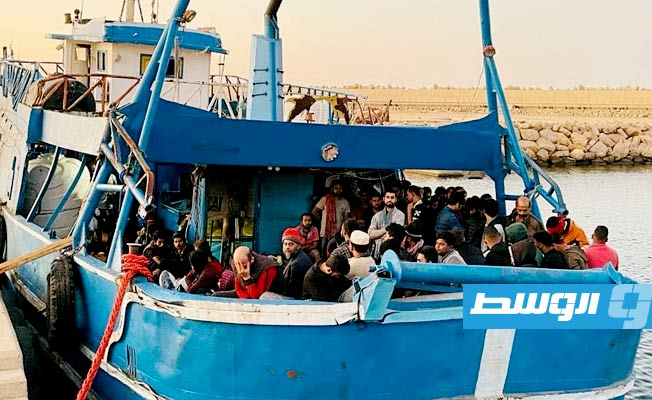 إحباط هجرة 40 شخصا قبالة شواطئ قصر الأخيار، 3 نوفمبر 2022. (إدارة العمليات الأمنية)