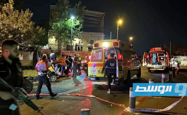 إصابة 7 إسرائيليين في حادث إطلاق نار في القدس