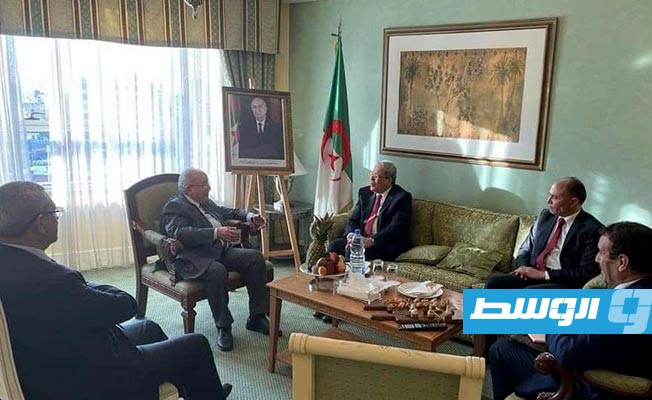 اجتماع لعمامرة والجرندي في بيروت، 2 يوليو 2022. (الخارجية التونسية)