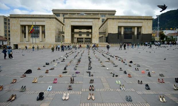 أحذية مهاجرين للتصدّي لتنامي كره الأجانب في كولومبيا