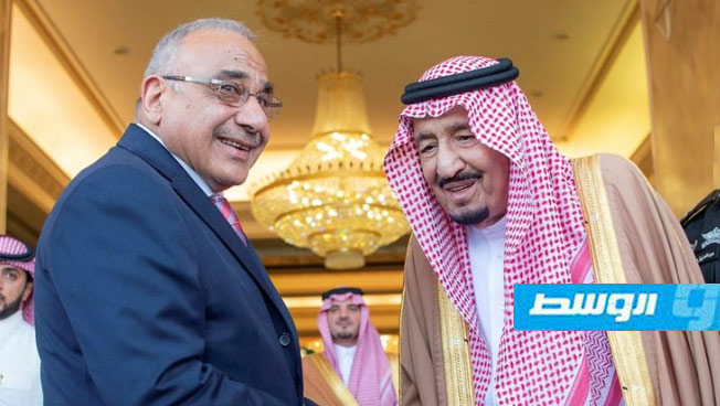 رئيس وزراء العراق يلتقي الملك سلمان في أول زيارة له للسعودية