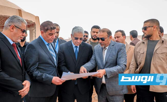 باشاغا يتفقد أعمال صيانة مقر مجلس النواب في طبرق
