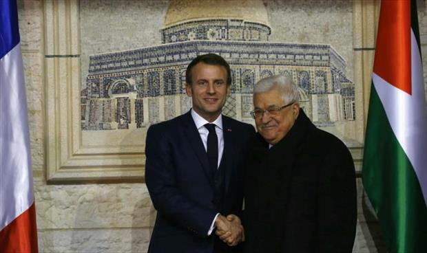 الرئيس الفلسطيني يؤكد لماكرون «أهمية الدور الفرنسي لإنقاذ عملية السلام»