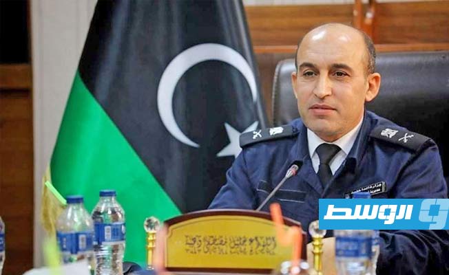 مدير الأمن طرابلس اللواء خليل وهيبة خلال الاجتماع، الأحد 30 أبريل 2023 (وزارة الداخلية)