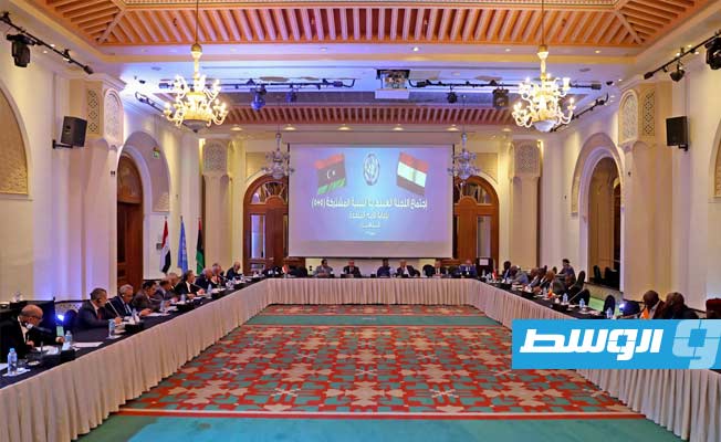 اجتماع اللجنة العسكرية المشتركة في القاهرة بحضور باتيلي، 7 فبراير 2023، (وكالة أنباء الشرق الأوسط)