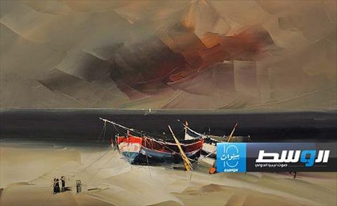 الفنان العالمي الليبي خالد قجوم