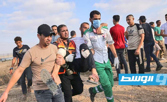إصابة 24 فلسطينيا برصاص القوات الإسرائيلية خلال تظاهرات في غزة