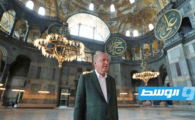 إردوغان: إعادة فتح «آيا صوفيا» للعبادة ميلاد أمة من جديد.. ويمكن للمسيحيين زيارتها