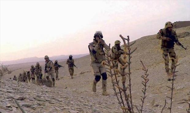 مقتل 14 إرهابيا في هجوم على معسكر للجيش المصري وسط سيناء