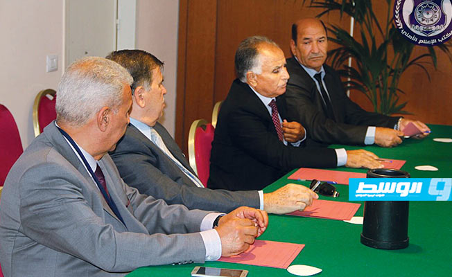 باشاغا يراجع مع لجنة الترتيبات الأمنية التوصيات النهائية المقدمة لمؤتمر باليرمو