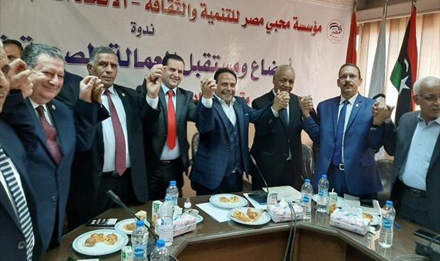 الحويج يدعو العمالة المصرية إلى المشاركة في إعادة إعمار ليبيا