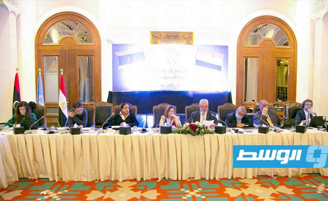 أعمال اليوم الثاني لاجتماعات القاهرة بين ممثلي مجلسي النواب والدولة، 16 أبريل 2022. (مجلس النواب)