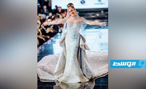 بيع فستان نيكول سابا الماسي بالمزاد بعد التعديل