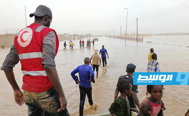ونتقلي: الوضع مأساوي جدًا والسيول اجتاحت مناطق بالكامل في غات