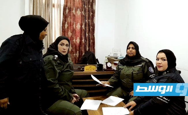 عناصر من الشرطة النسائية، 21 يناير 2023. (مديرية أمن طرابلس)