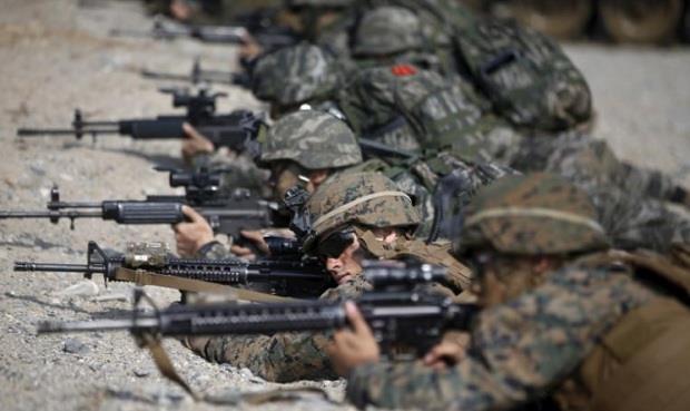 بدء تدريبات عسكرية مشتركة بين أميركا وكوريا الجنوبية