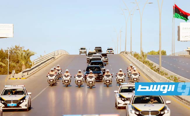 من احتفالية ذكرى تأسيس الشرطة في طرابلس، 8 أكتوبر 2022. (حكومة الوحدة)