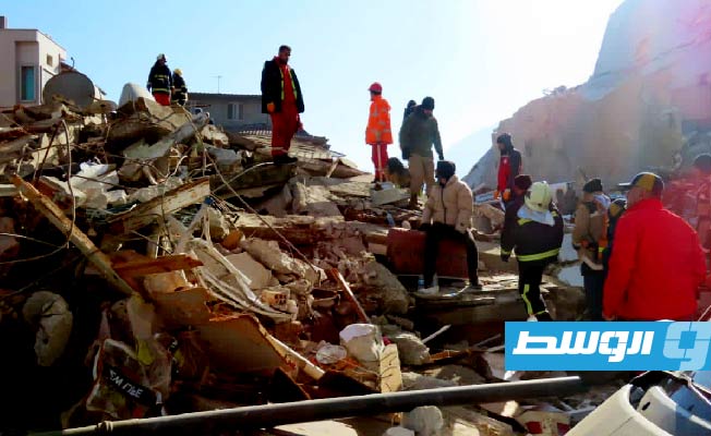 بجهود ليبية.. انتشال 36 جثة وإنقاذ 6 أشخاص من تحت أنقاض زلزال تركيا
