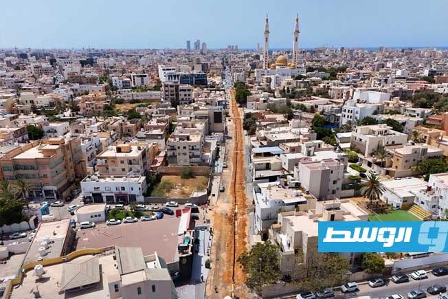 Director of the Housing Authority Inspects Maintenance Work on Bin Ashour Road in Tripoli