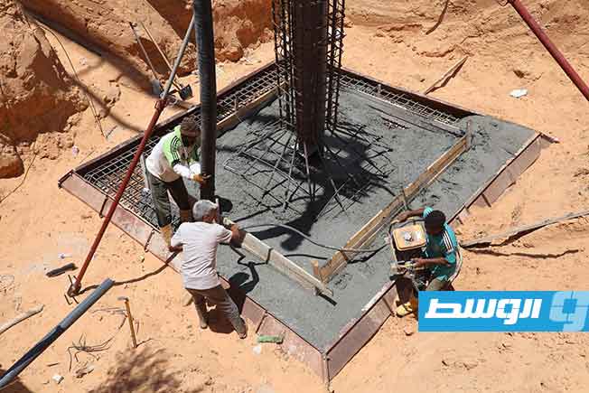 GECOL: Work continuing on the power transmission line from West Tripoli to Al-Taba