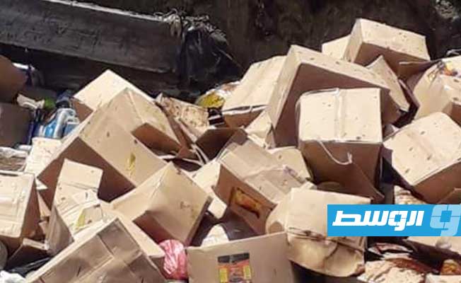 الحرس البلدي بنغازي: ضبط مواد غذائية منتهية الصلاحية
