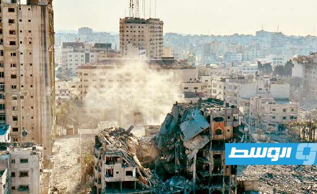 الدفاع المدني الفلسطيني: الضربات الإسرائيلية ليلا دمرت كليا مئات المباني في غزة