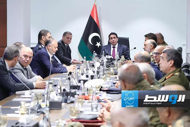 بحضور المنفى والدبيبة.. «مجلس الدفاع» يبحث الأوضاع الأمنية والعسكرية في ليبيا