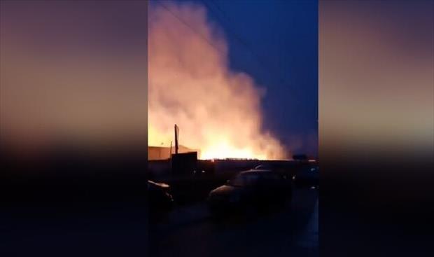 تونس: حريق «هائل» بمصنع بمنطقة النفيضة والاستعانة بطائرة عسكرية لإخماده