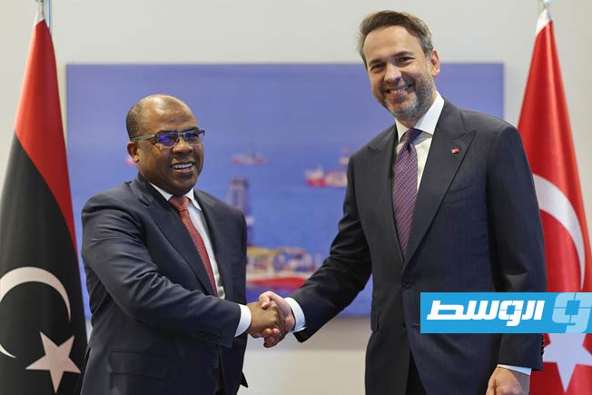 لقاء عبدالصادق مع نظيره التركي، 27 يونيو 2025. (وزارة النفط)