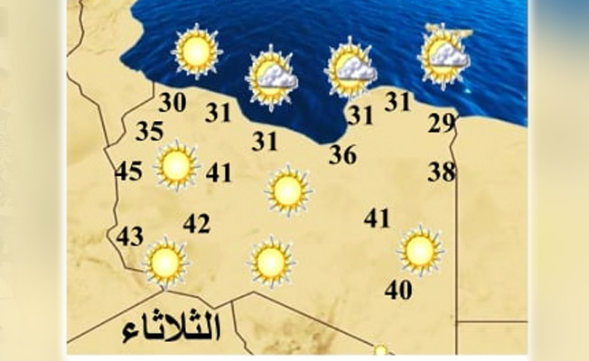 الأرصاد: ارتفاع درجات الحرارة على مناطق الساحل الغربي