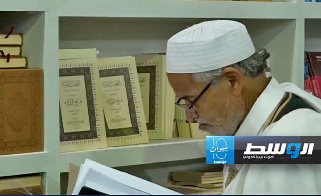 جانب من معرض النيابة العامة الدولي للكتاب في اليوم السادس.(فيسبوك)